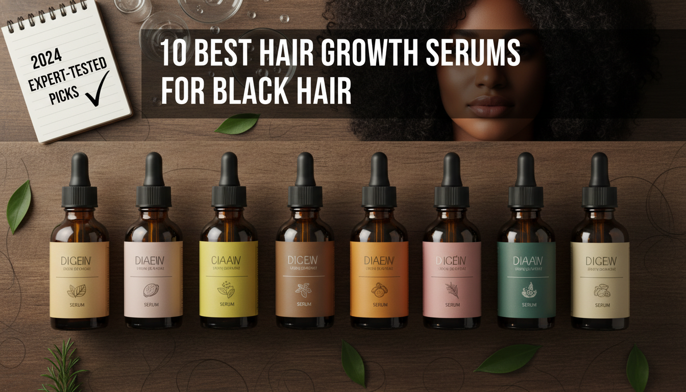 10 Best Hair Growth Serums for Black Hair: 2024 Expert-Tested Picks