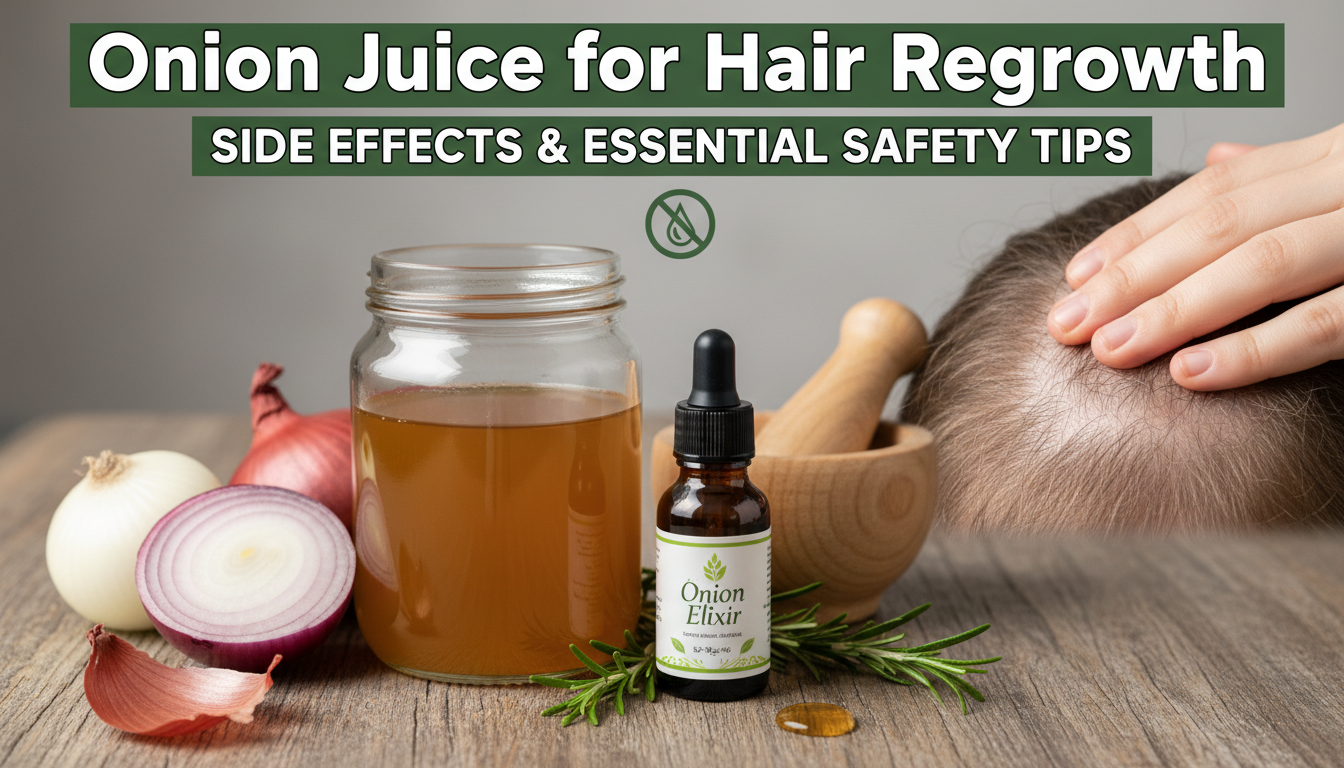 Onion Juice for Hair Regrowth: Side Effects and Essential Safety Tips