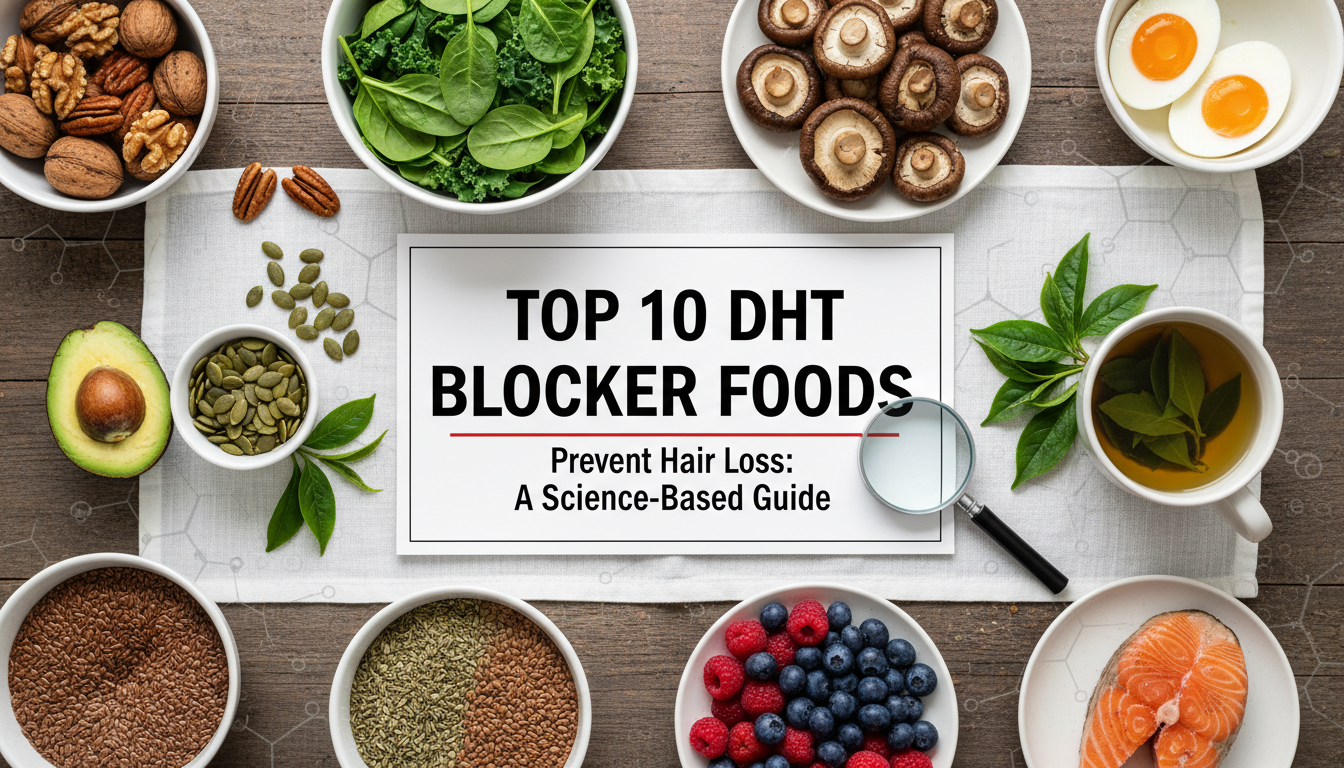 Top 10 DHT Blocker Foods to Prevent Hair Loss: A Science-Based Guide